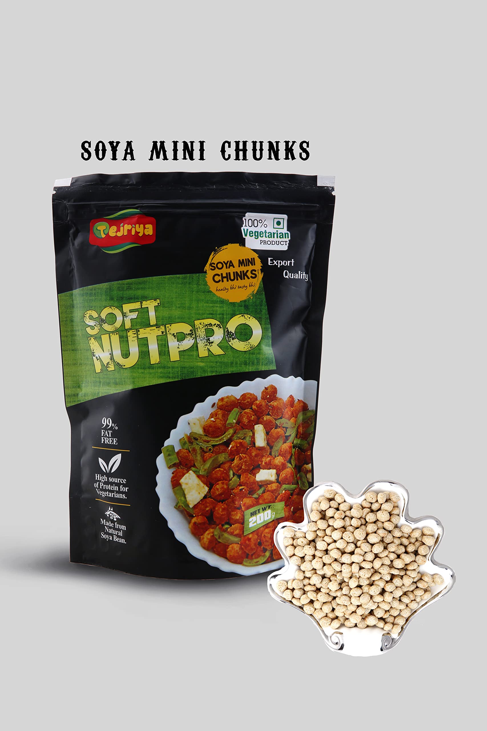 SOFT NUT PRO Soft Nutpro Mini Soya Chunks|Enjoy Pea Shape For Everyday Indian Dry Veggies & Curries,200 Grams (B0B7L3V6GL) Amazon Price History, Amazon Price Tracker