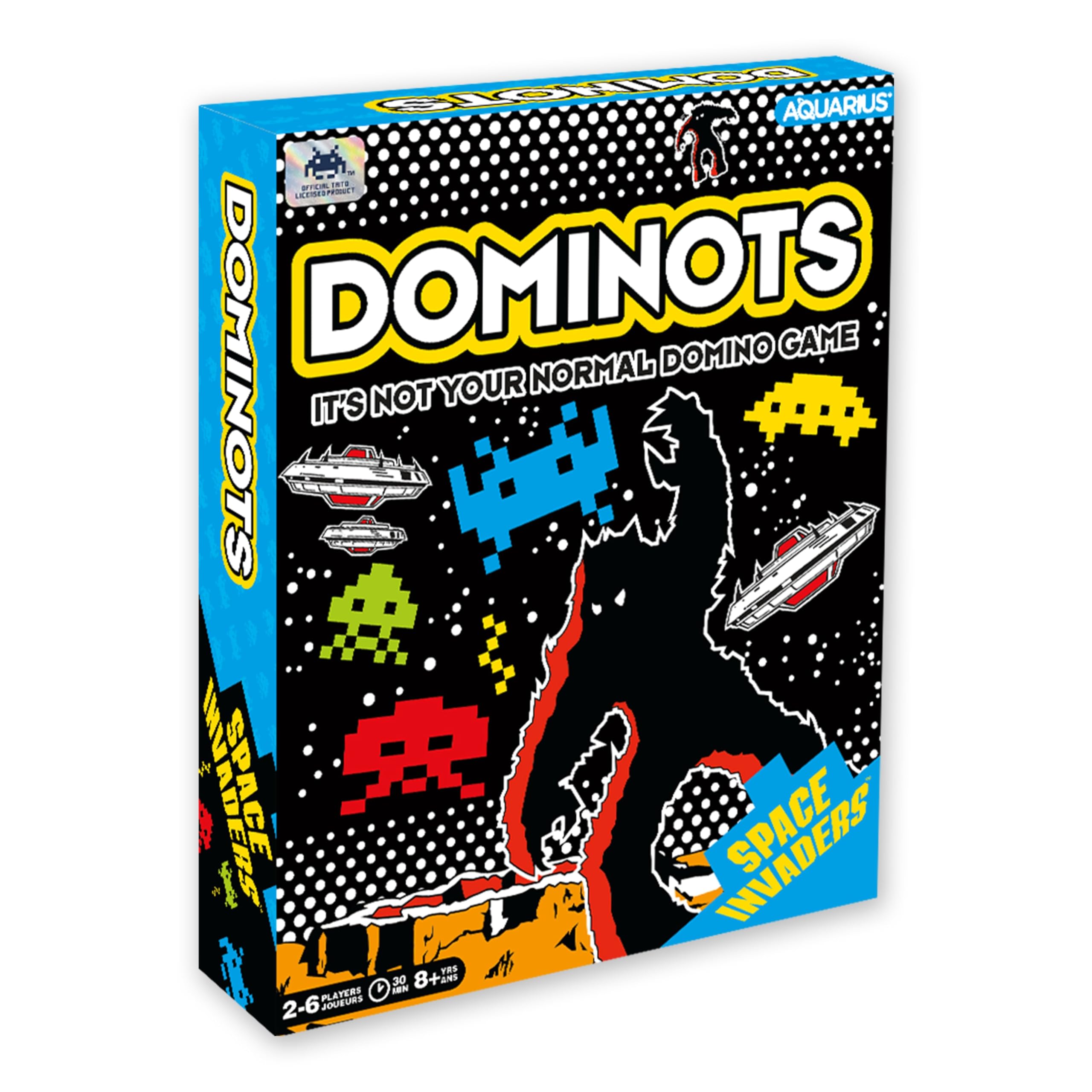 Amazon.com: AQUARIUS Space Invaders Dominots Tile Game - Space