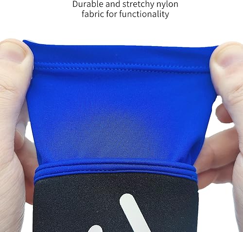 Miniatura 3 de HARTPOR Mangas de brazo de voleibol que pasan las mangas del antebrazo con almohadilla de protección y agujero para el pulgar para los jóvenes,