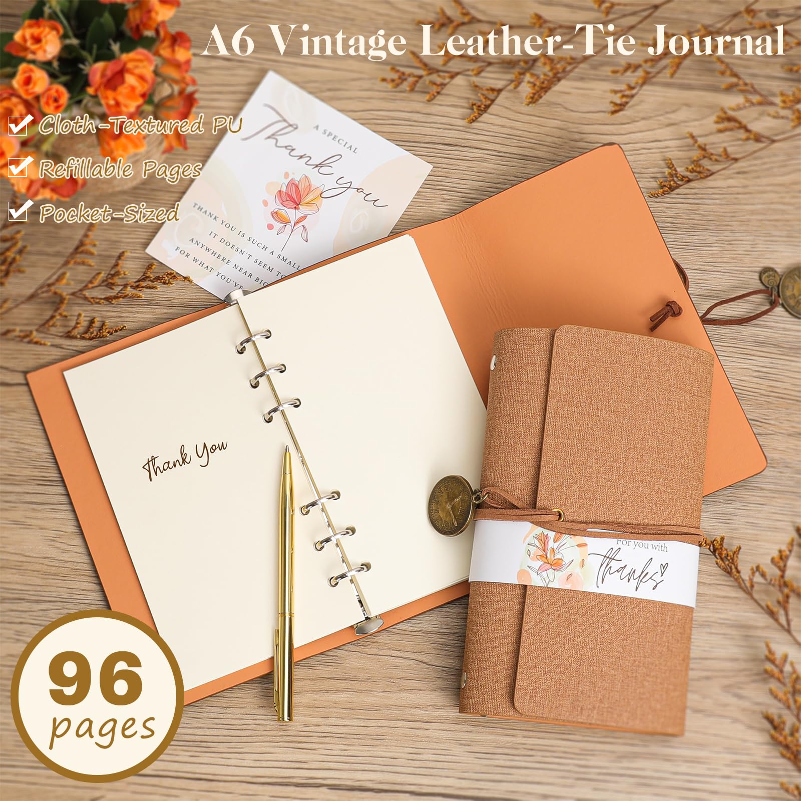Regalos de agradecimiento para mujeres, regalo de agradecimiento para profesores, empleados, 6 cestas de regalo de agradecimiento vintage para compañeros de trabajo, enfermeras, amigos, jefes