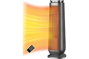 PELONIS Ceramic Tower Heater: Stay Cozy in Even the Largest Rooms