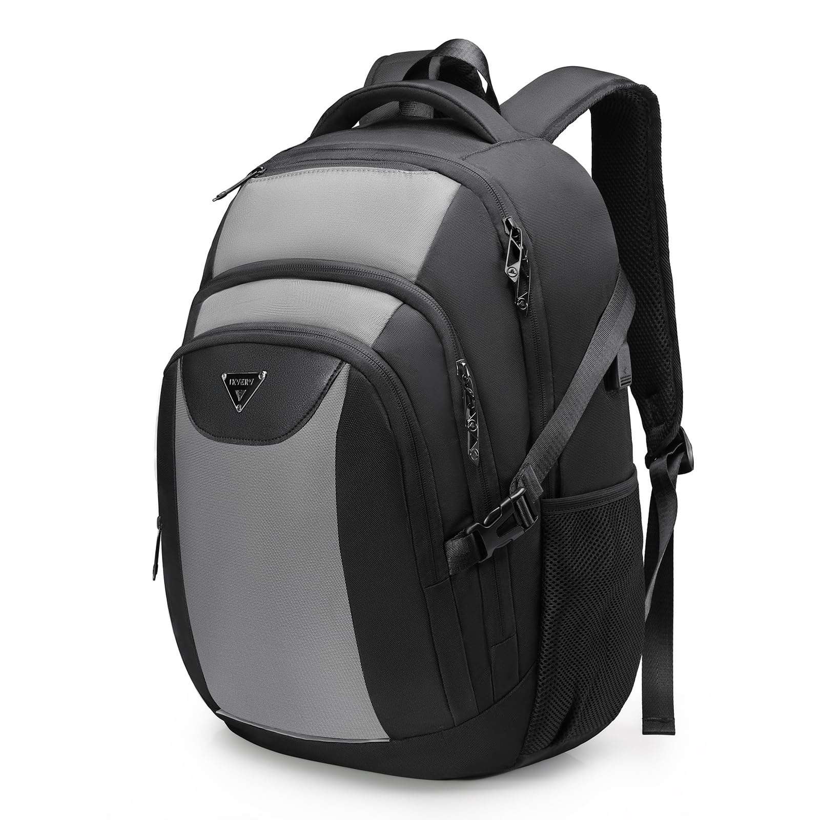Laptop Travel Backpack with USB Charging Port Anti-Theft Travel Business Backpack Fits 17 Inch Notebook 30L Water-Resistant Work