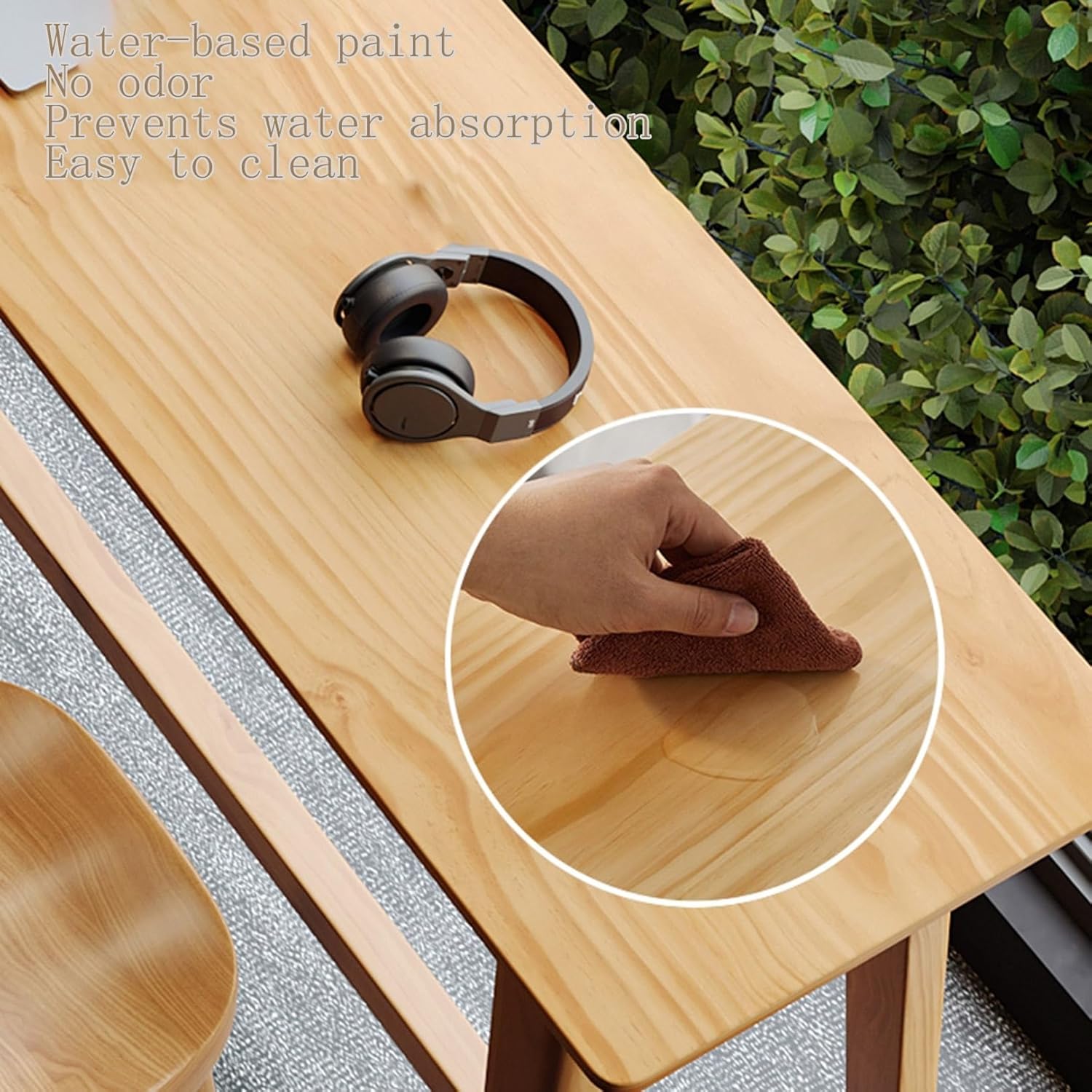 Long Bar Table, Solid Wood High Top Pub Table Rectangular Height Sofa Console Table Dining Coffee Table, for Narrow Space, Living Room, Kitchen Breakfast Table(140x40cm/55x16in)