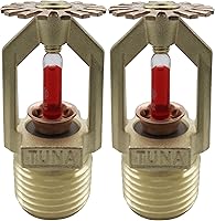 TunaMax 2-Pack FM Approved UL/CUL Fire Sprinkler Heads - 1/2" NPT Pendent Spray 155°F K=5.6 Standard Response