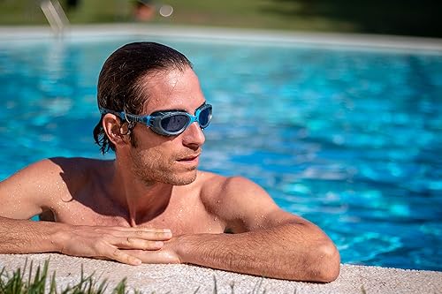 Miniatura 7 de Zoggs Gafas de natación unisex Predator Flex antivaho con protección UV y lente curvada, ultra ajustada, ajuste rápido, 461041