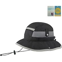 Juniper Taslon UV Bucket Hat with Snaps Brim and Mesh Side Panel
