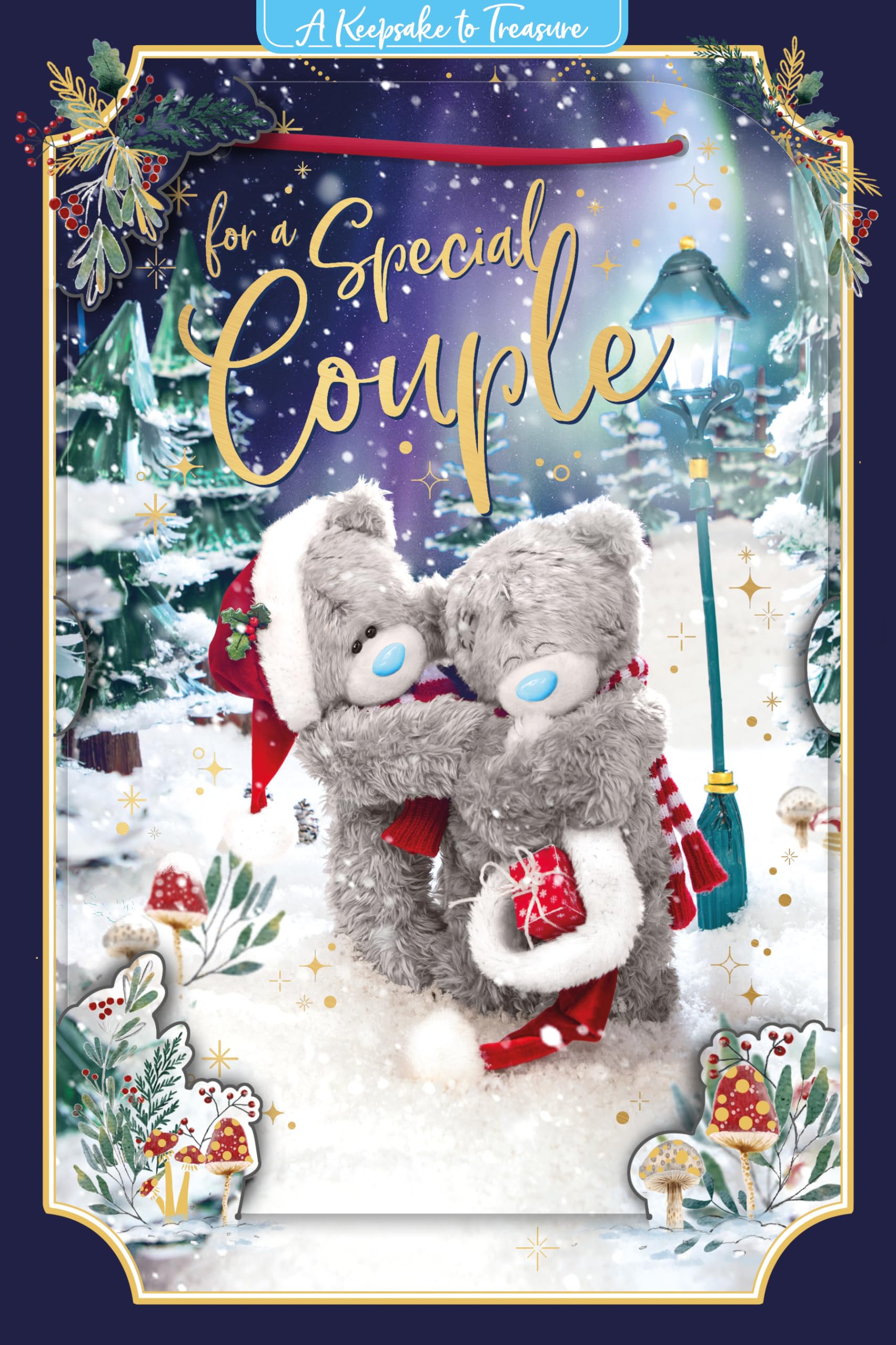 Me to You Tatty Teddy 3D Christmas Keepsake Card For A Special Couple 6x9ins - Official Collection
