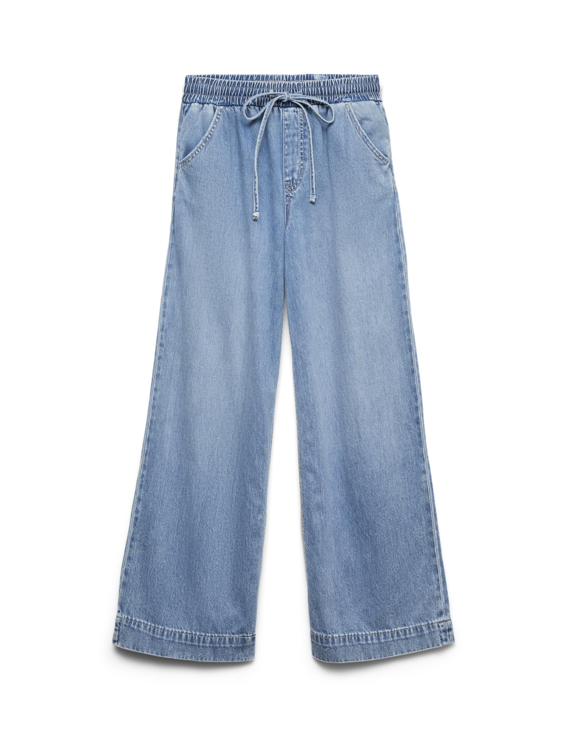 Vero Moda Women's Light Blue (Light Blue Denim) Vmallison Mr Wide Jeans Li3133