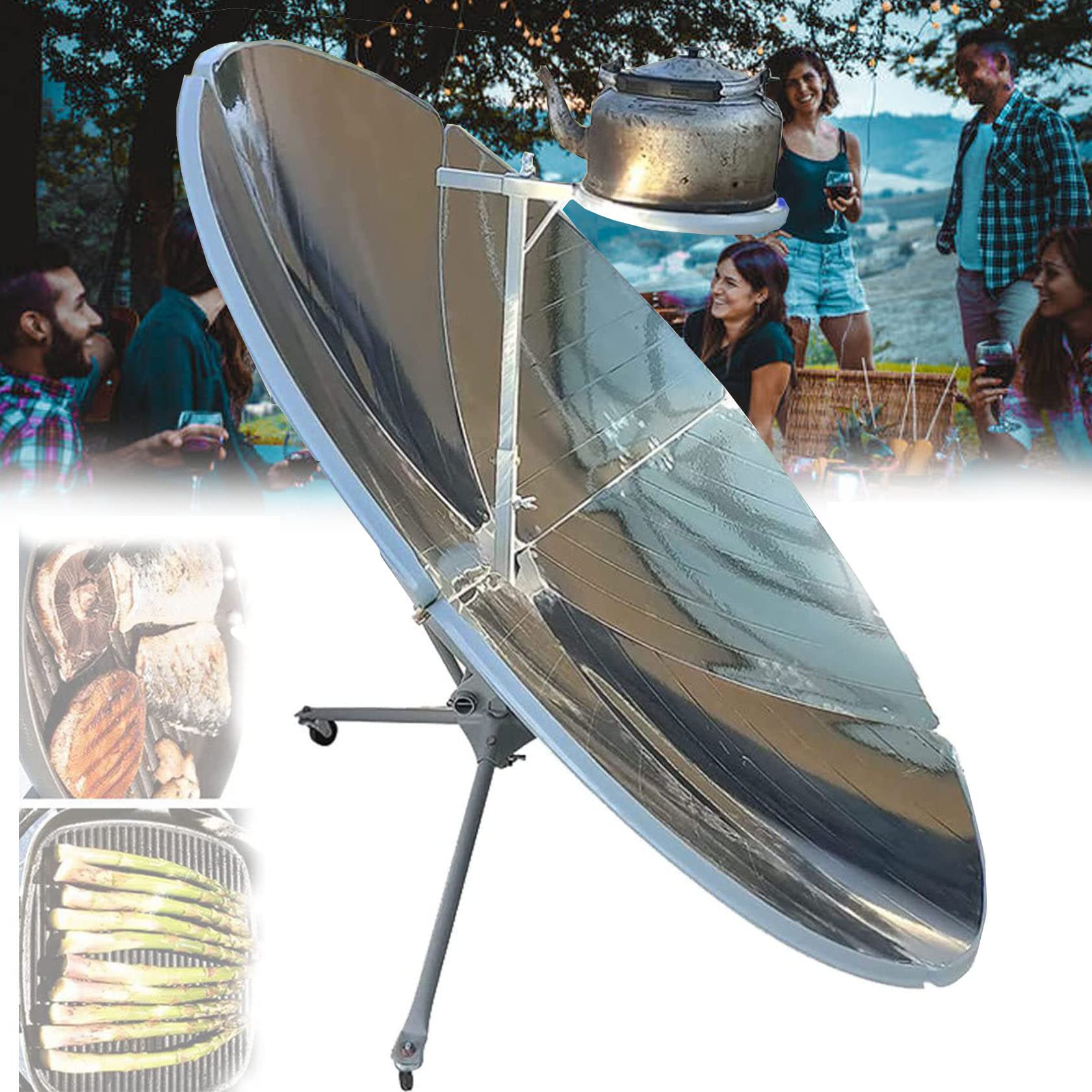 Amazon.co.jp: ソーラークッカー、ソーラーグリル、パラボラ