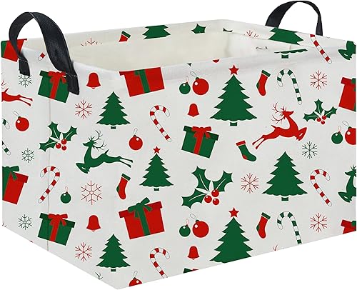 Miniatura 74 de Cesta rectangular de almacenamiento para niños con asas para el hogar, cocina, niños y niñas, lindo contenedor organizador de almacenamiento de