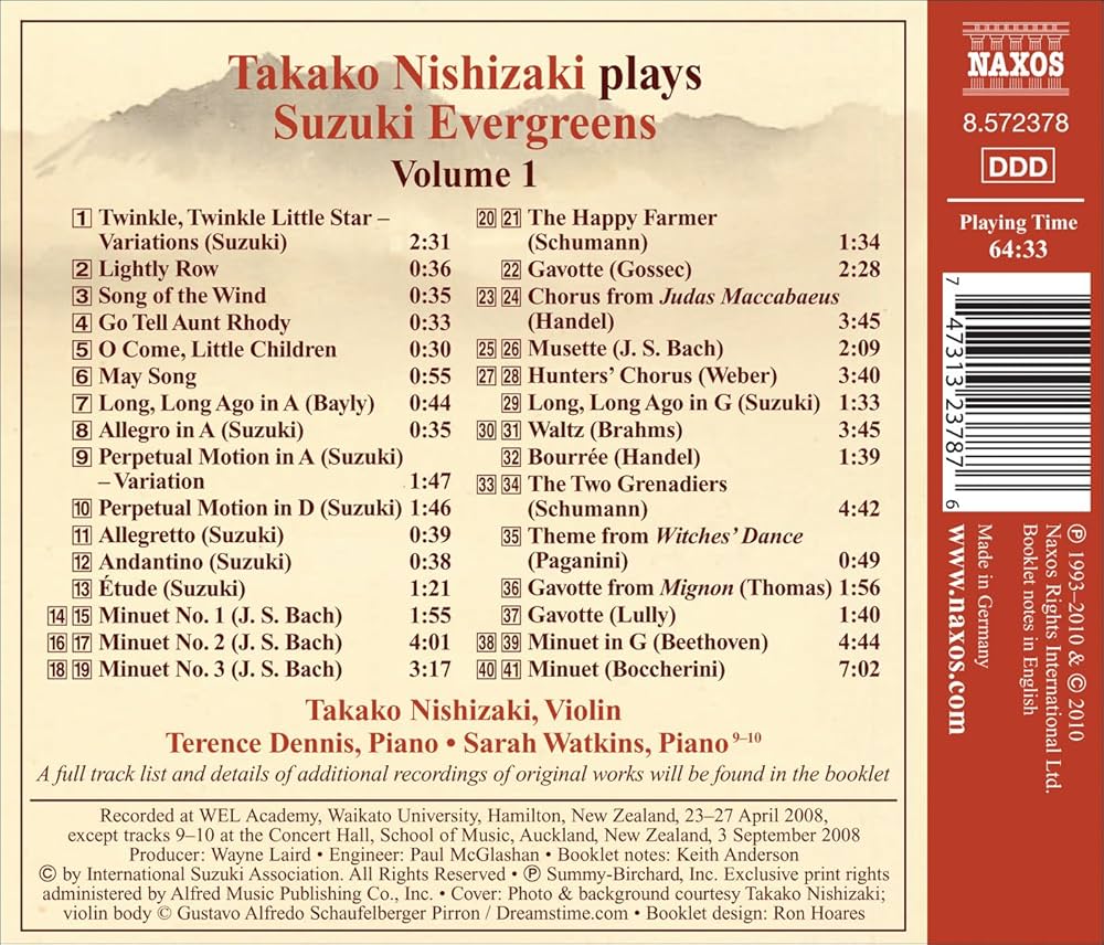 Takako Nishizaki, Terence Dennis, Sarah Watkins, Suzuki - Takako