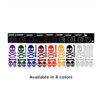 Reflective Decals Skull & Bones Kit