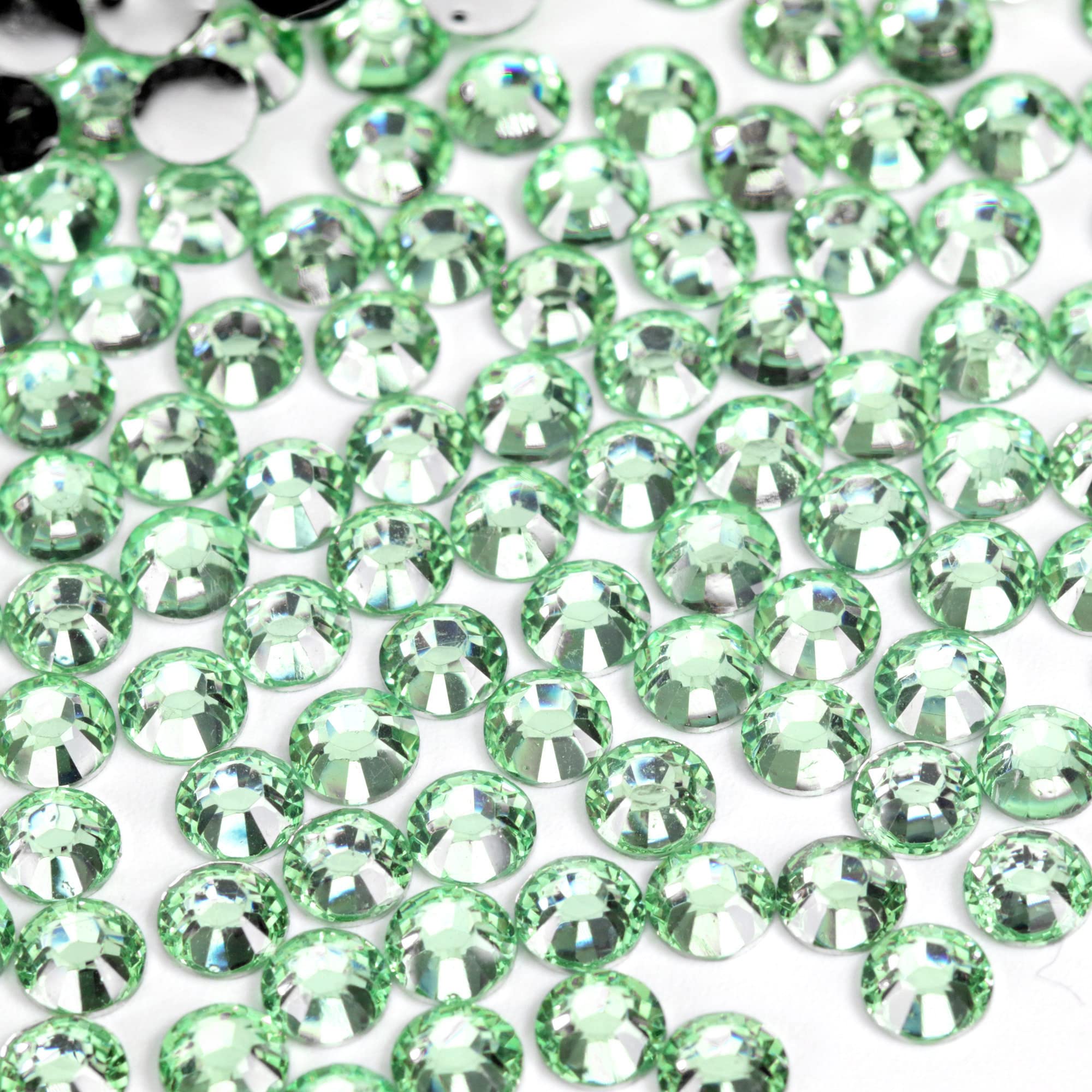 250pcs 6mm Flat Back Non-Stick Rhinestone Crystal Diamantes Nail Art & Craft Scrapbooking Embellishments 90 Available Colours (6mm, AB Clear #A13) — view 18