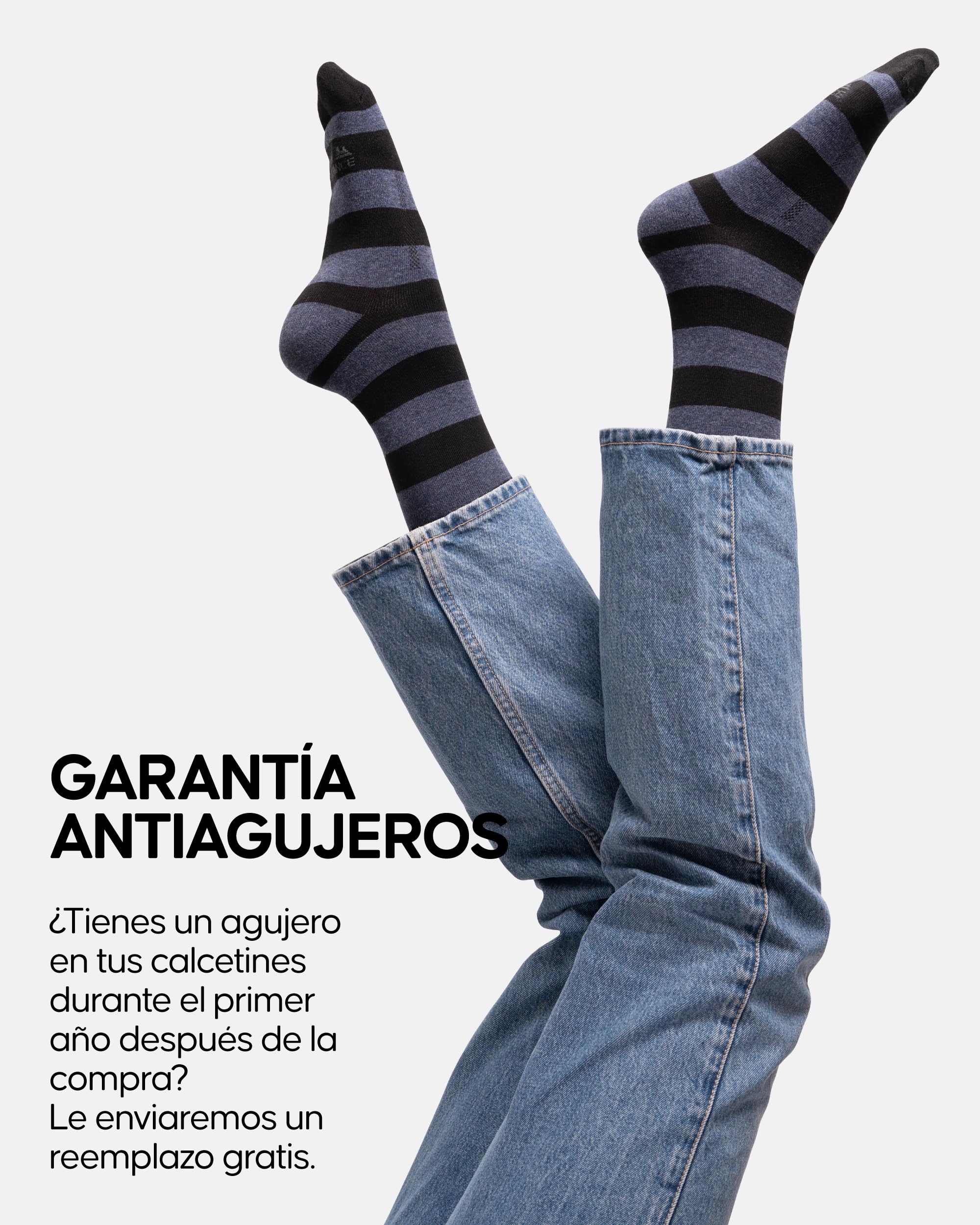 DANISH ENDURANCE Calcetines de Algodón Orgánico, Suaves, Transpirables, Hombre y Mujer, 6 Pack
