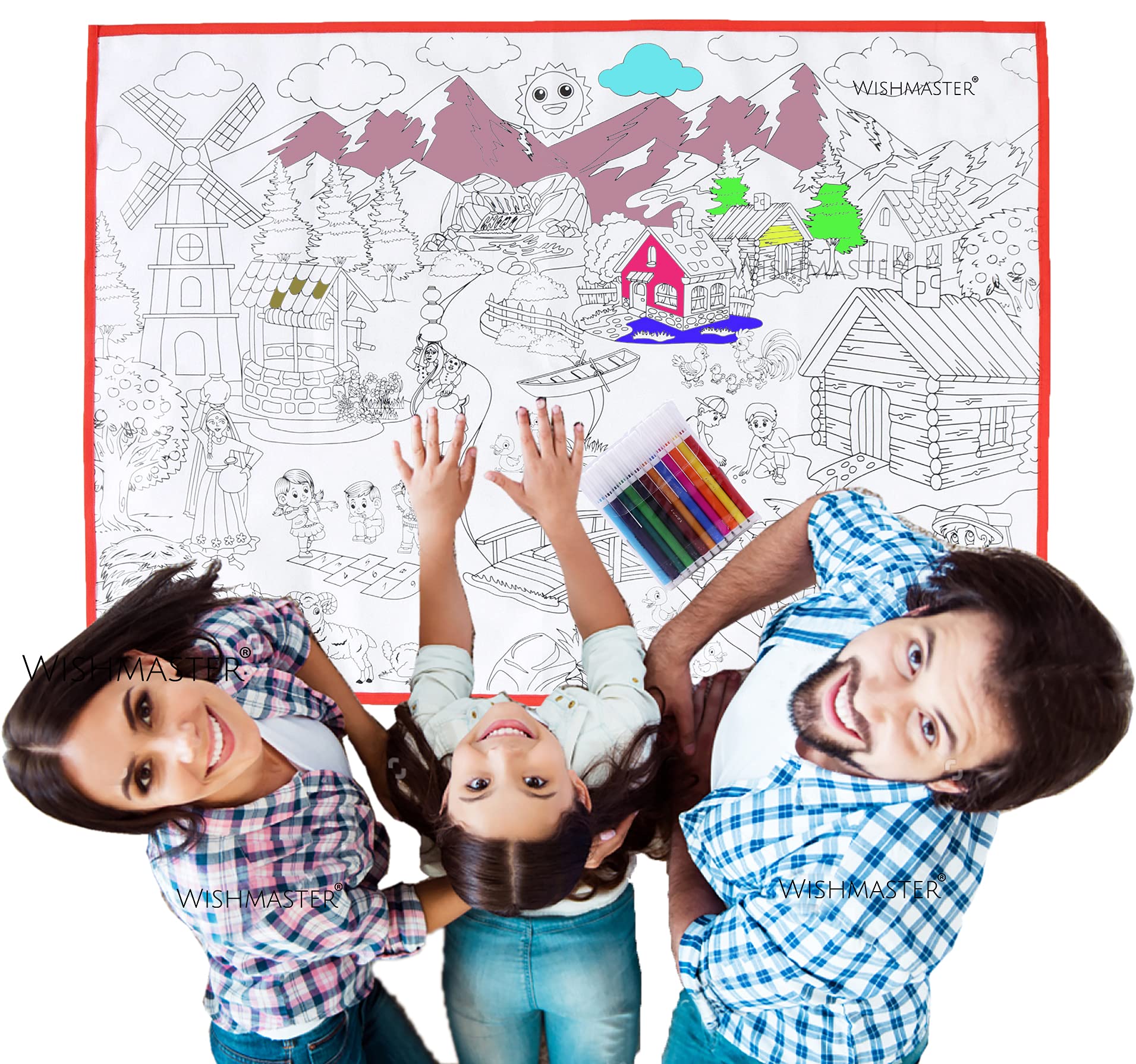 Wishmaster Big Size Coloring Sheet For Kids Expand Your Kids ...