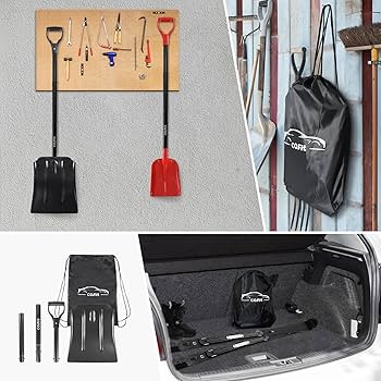 Amazon.co.jp: COFIT 最長120cm スノーシャベル 大きなシャベルヘッド