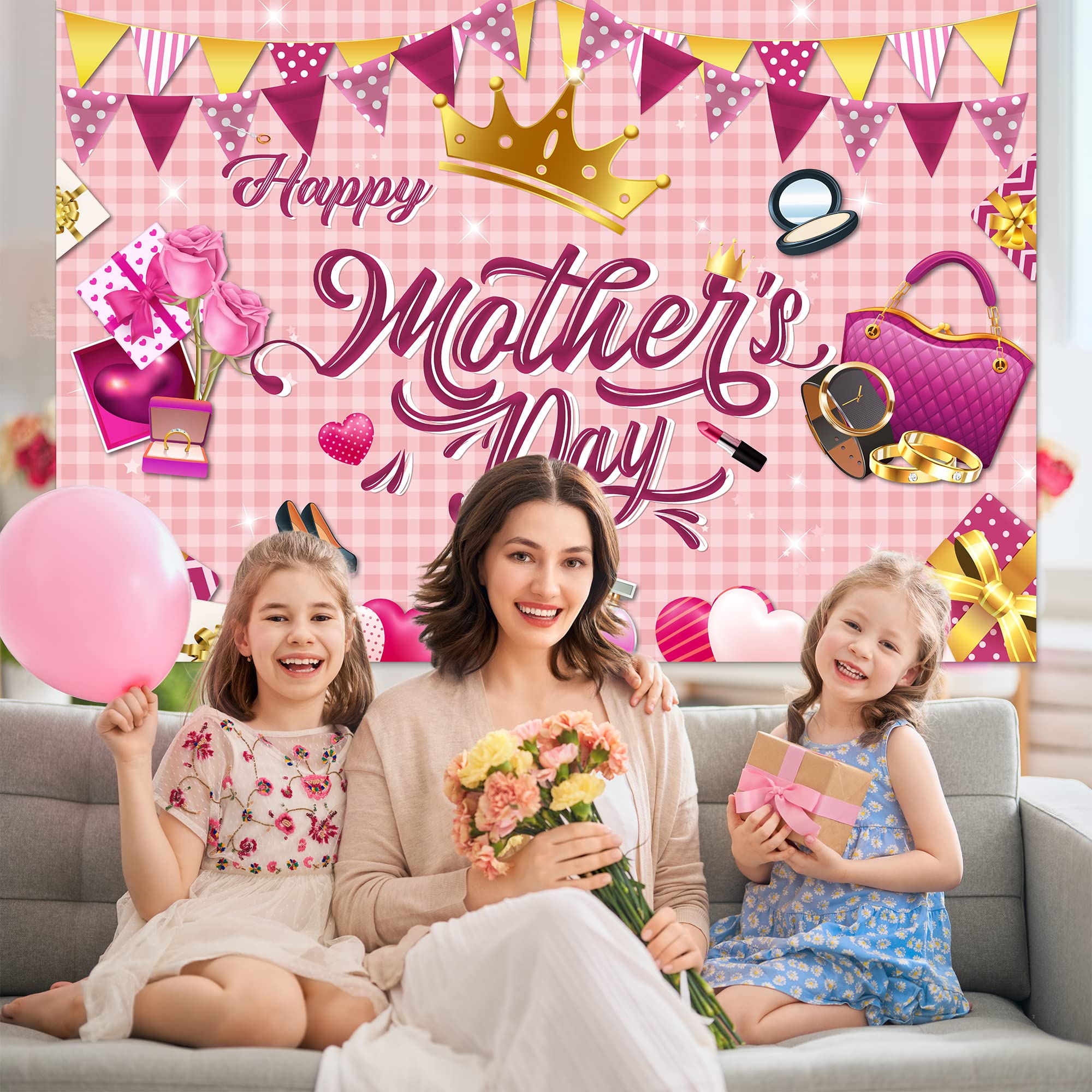 Fondo Floral Para El Día De La Madre Stock De Ilustración - Ilustración De Postal, Margaritas: 4705990