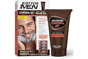 Just For Men Control GX Grey Reducing Beard Wash Shampoo: For a Younger Looking Beard