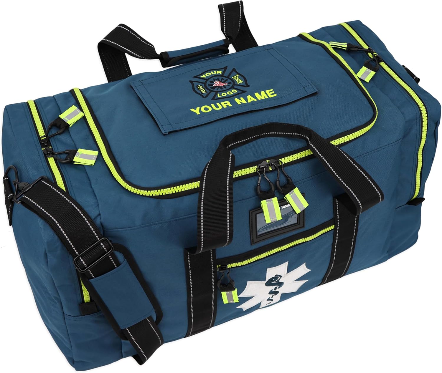 Lightning X First Responder EMS Medic Rescue Extrication Turnout Gear Bag w/Custom Embroidered Name (Up to 2 Lines of Text)