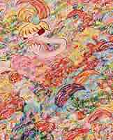 【真作】【額付】ロッカクアヤコ「魔法の手」【オフセットポスター】【美品】 新品未開封品 ロッカクアヤコ「魔法の手ロッカクアヤコ作品展