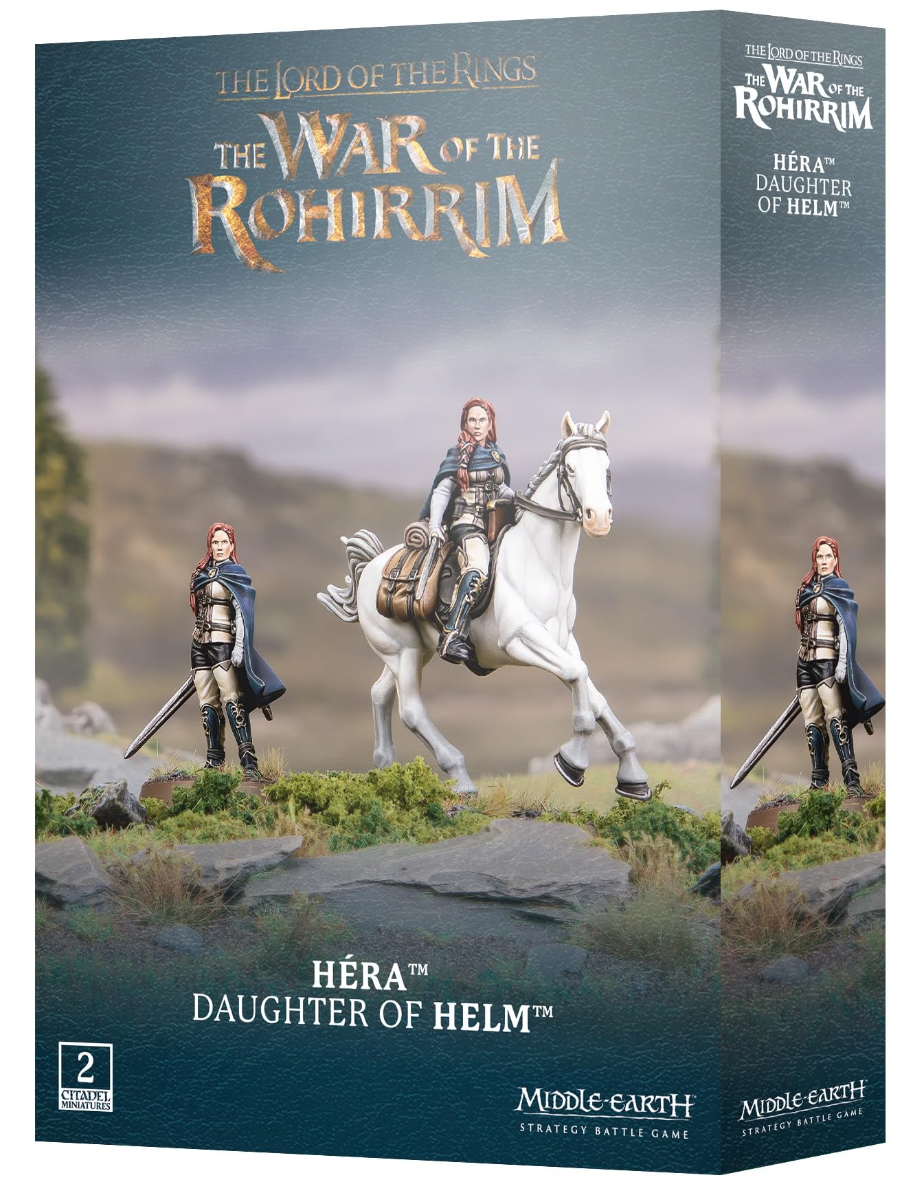Games Workshop - Middle-Earth Strategy Battle Game: Hera Daughter of Helm, Multicolor, 6 inches (H) x 4.5 inches (L) x 1.25 inches (W)