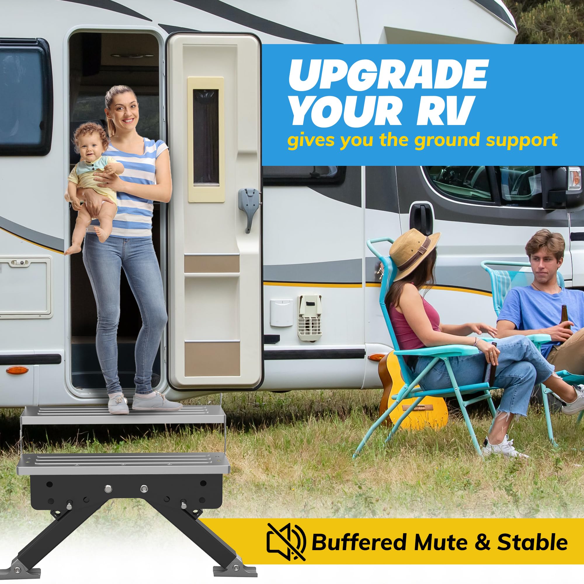RV Step Stabilizer Kit,RV Step Support Stabilizer For