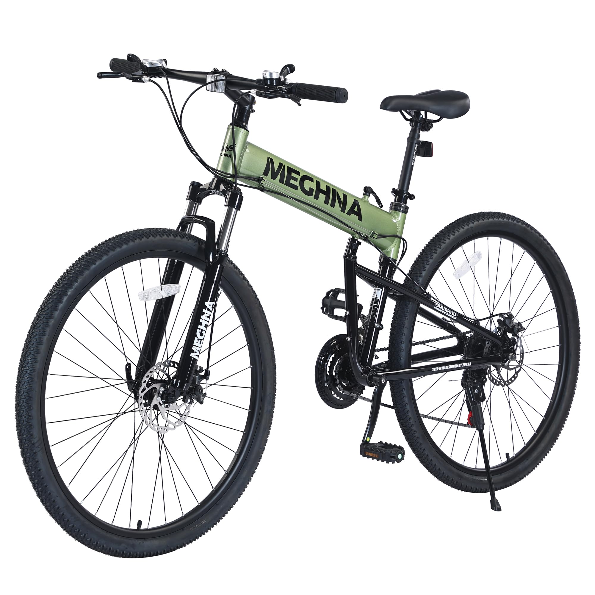 ビ*ー様 ジャンク　A-bike plus 現状品 Amazon.com: ZUKKA 29 Inch Folding Mountain Bike 21 Speed Mountain