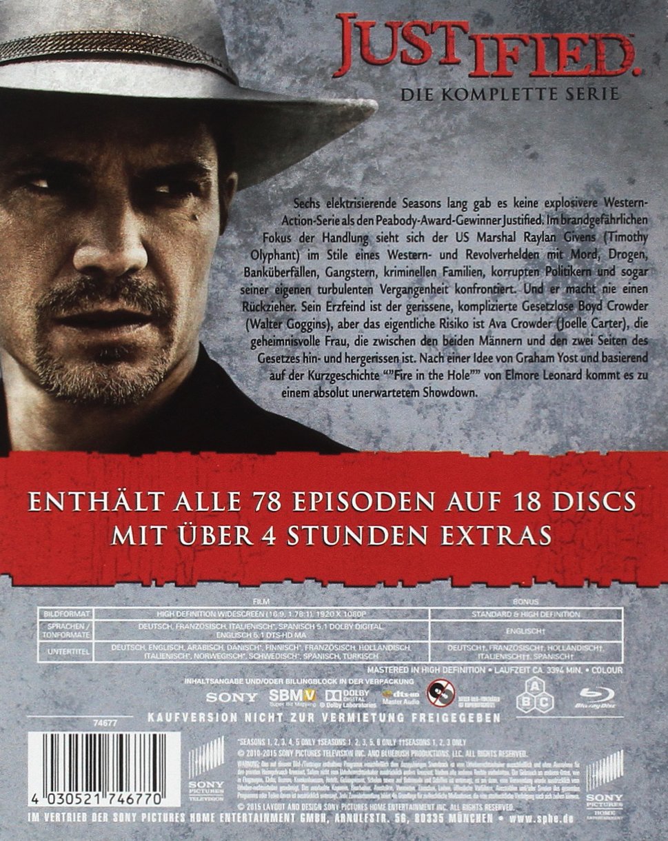 Justified - Die komplette Serie