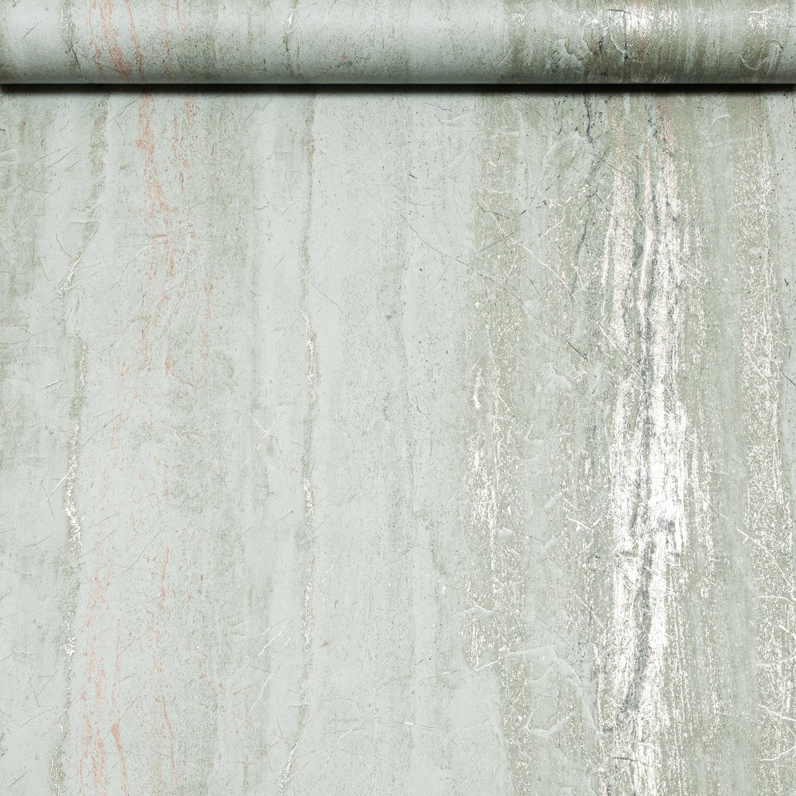 Sophie Laurence Green Gold Green Marble Metallic Wallpaper Gold Shimmer Textured Feature Wall Bedroom Industrial Feature