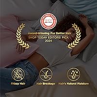 Vista 11 de Bedsure Fundas de almohada de satén, similares a las fundas de almohada de seda tamaño Queen, juego de 2, fundas de almohada para mujeres que