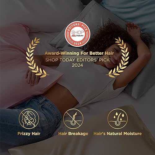 Miniatura 8 de Bedsure Funda de almohada corporal negra de 20 x 54 pulgadas, funda de almohada larga de satén sedoso súper suave - Funda de almohada corporal con