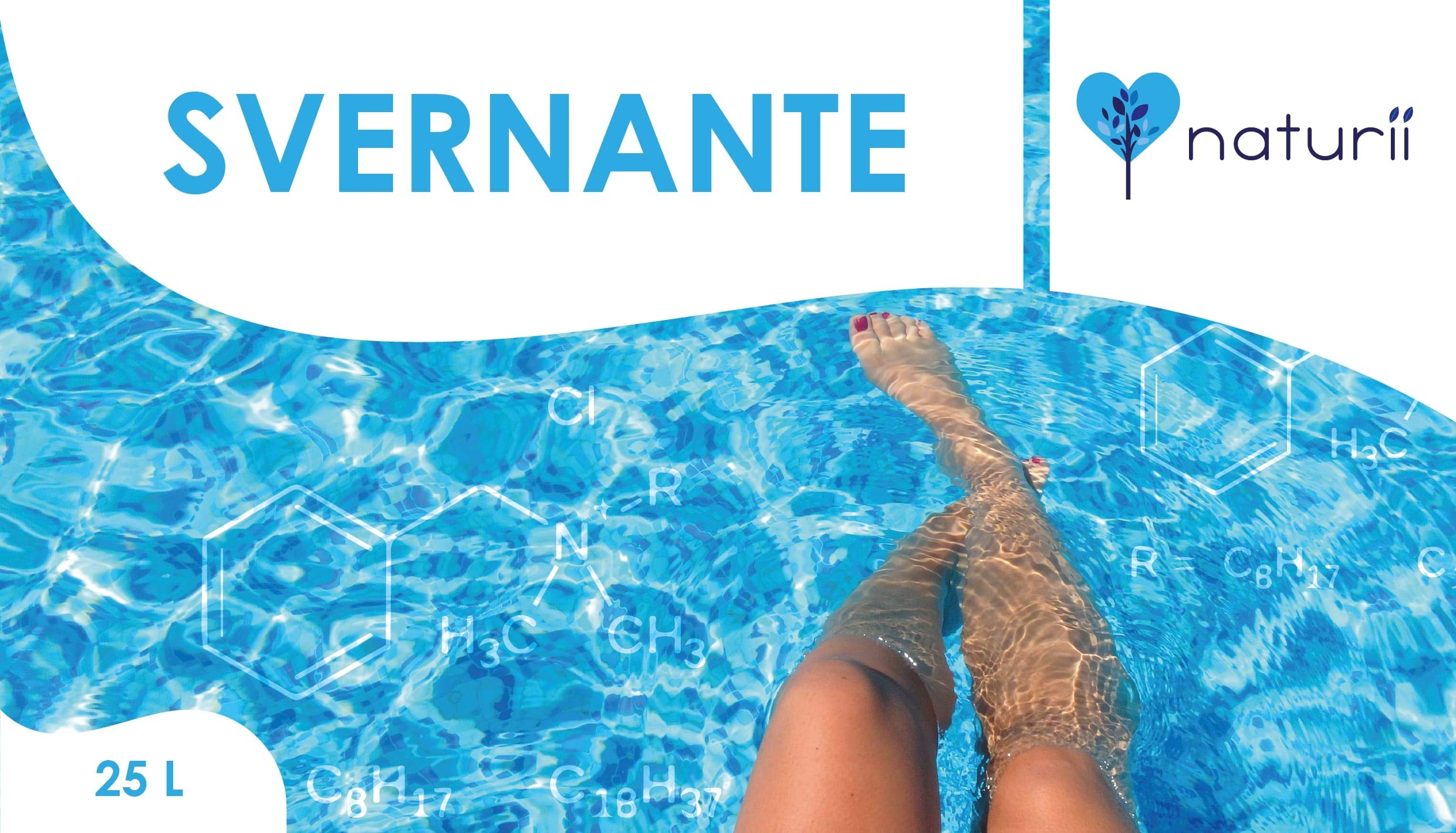 Naturii Lt 25 Svernante Professionale Conservazione Dell'Acqua in Pscina Effetto Anti Gelo