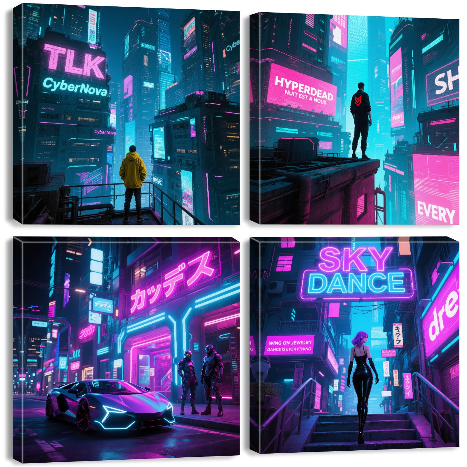 Cyberpunk Tokyo Neon Wall Art Review: Anime Decor Guide