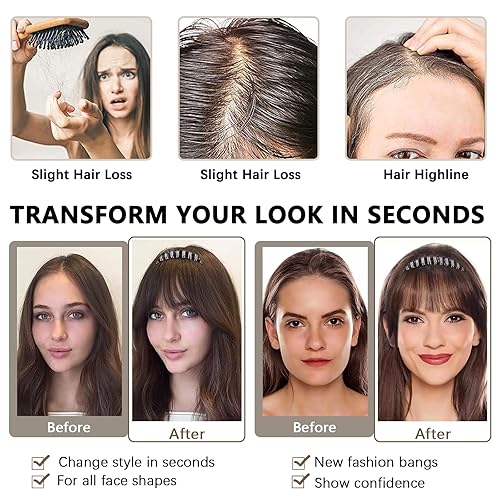 Miniatura 3 de Toppers de cabello humano rubio ceniza con banda de diamantes de imitación para mujer, postizo para adelgazar el cabello con clip con banda recta