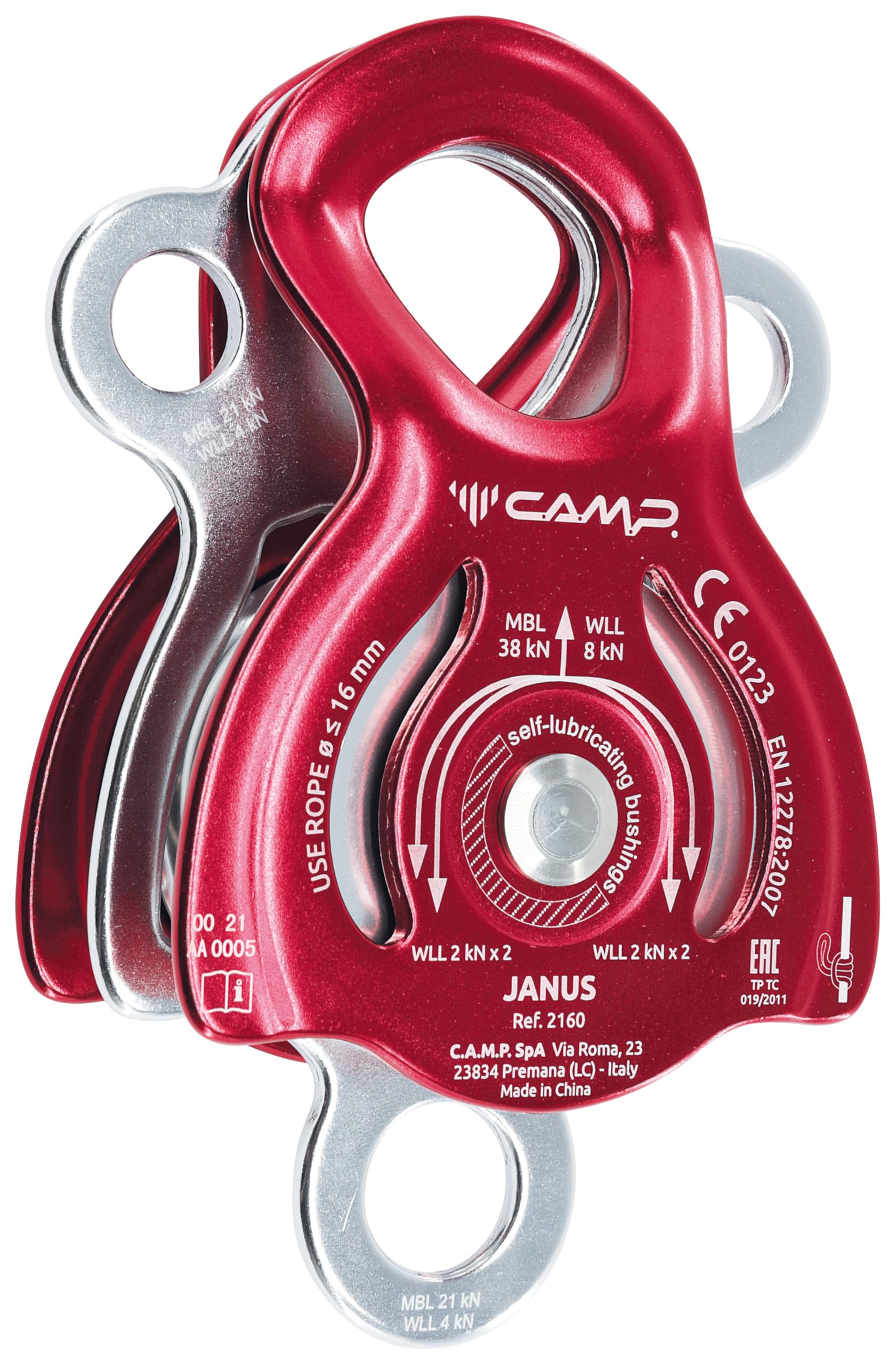 CAMP Janus Double Pulley - Large