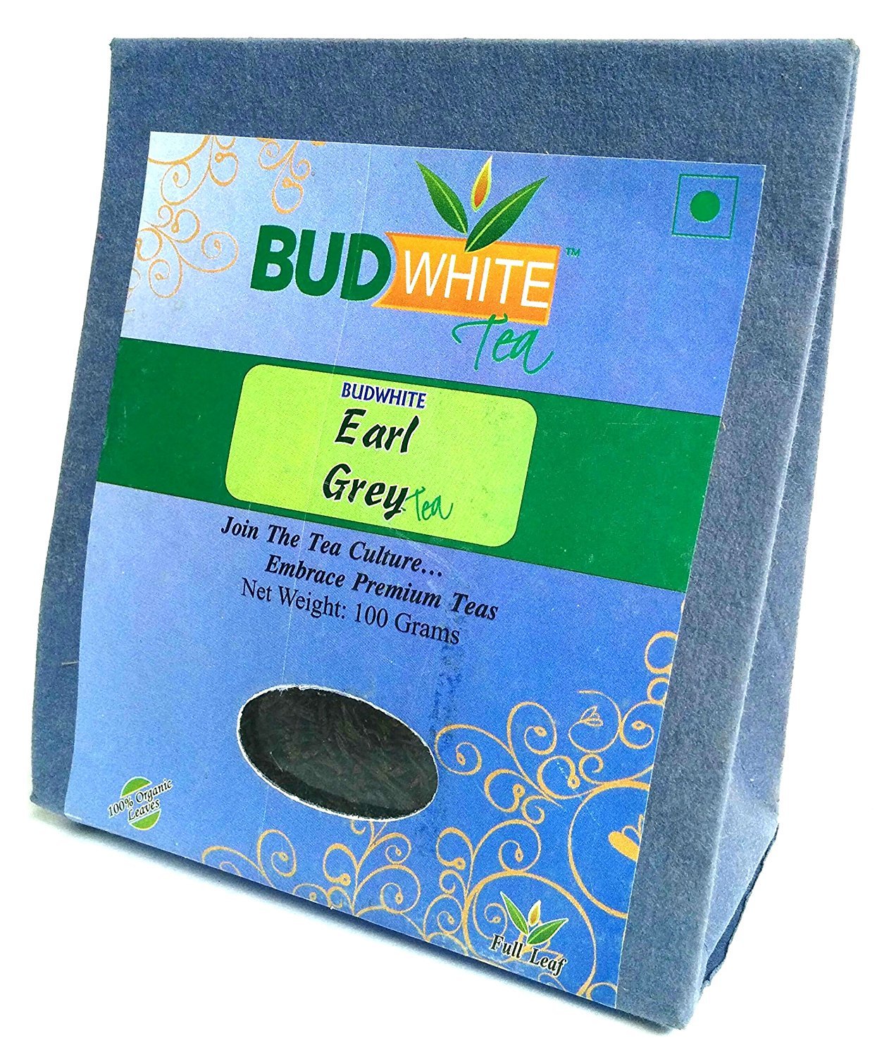Budwhite Earl Grey Green Tea - 100 G Loose