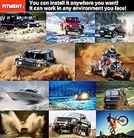 Vista 5 de Lámpara de LED de 4 unidades Rock de Amak, para brillo en los bajos del vehículo, a prueba de agua, para Jeep, ATV, SUV, camión todo terreno, barco