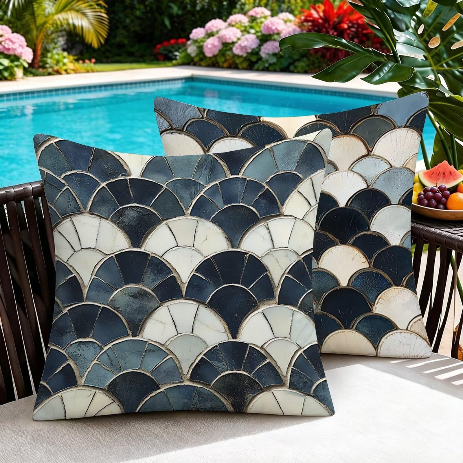 modern Kissenbezug 80x80 2er Set Samt Kissenbezüge Sofakissen Kissenhüllen Zusammenfassung (6) Dekokissen Zierkissen Kopfkissenbezug mit Reißverschluss für Couch, Bett und Deko Wohnzimmer y0-437