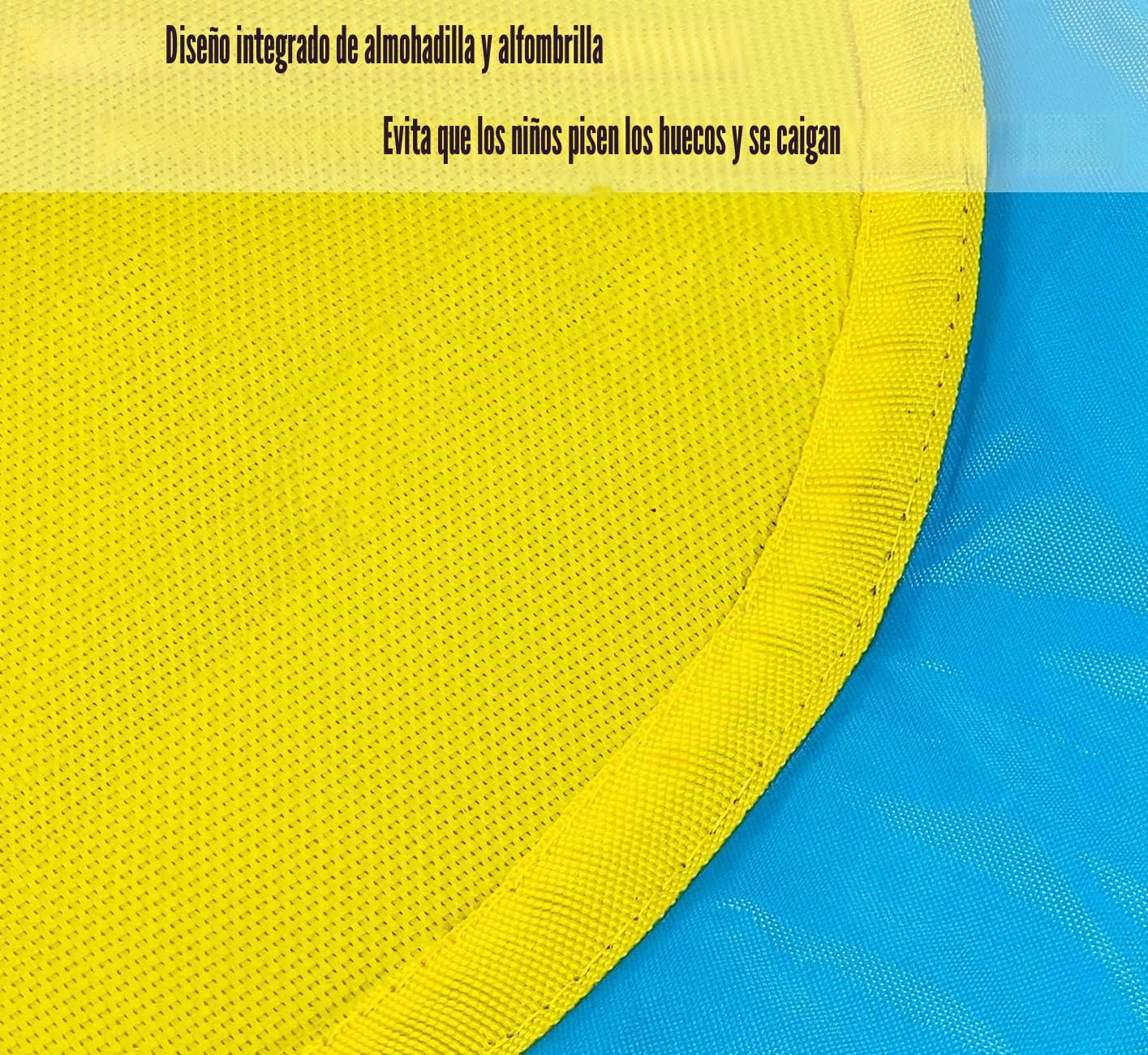 Trampolín infantil con barandilla de seguridad, trampolín interior y exterior, 6 meses a 2 años