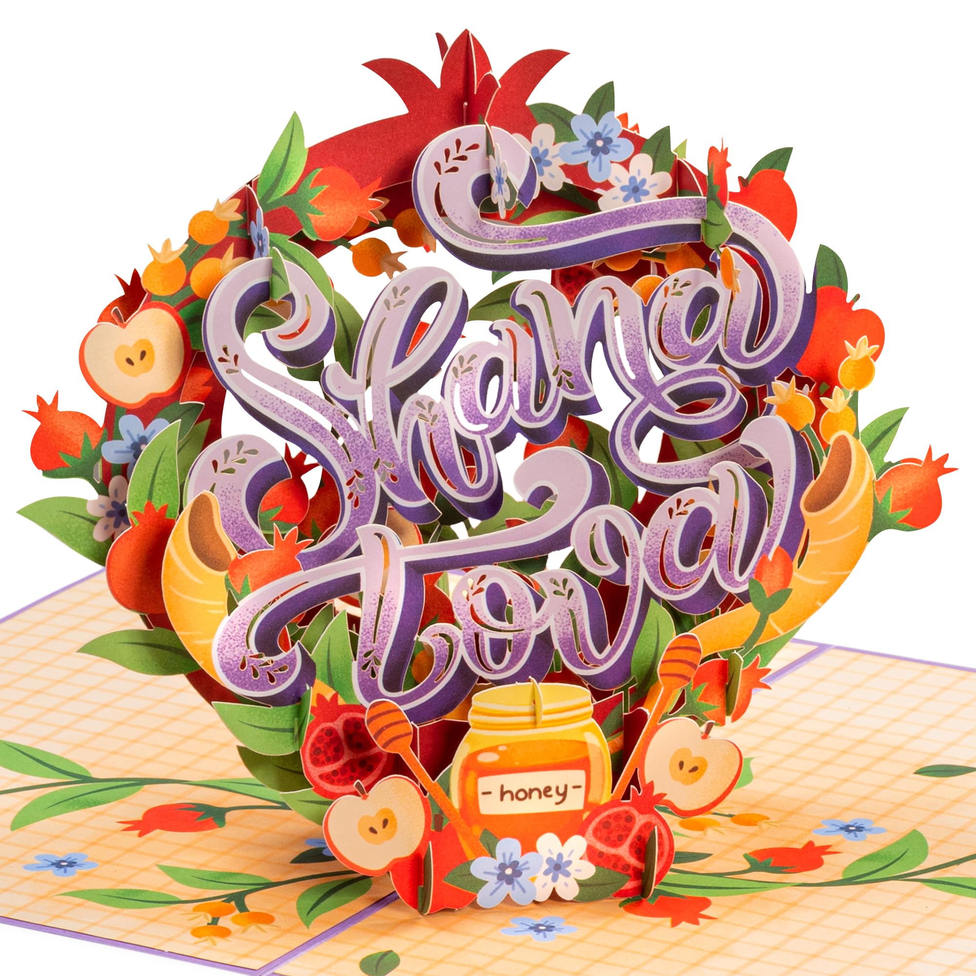 Amazon.com : Paper Love Rosh Hashanah Card | 3D Pop-Up Shana Tova