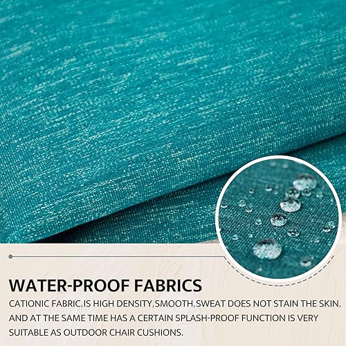 Miniatura 2 de mudilun Adirondack - Cojín para silla copetudo, extra grueso, con respaldo alto, para exteriores, impermeable, para fogata, mecedoras,