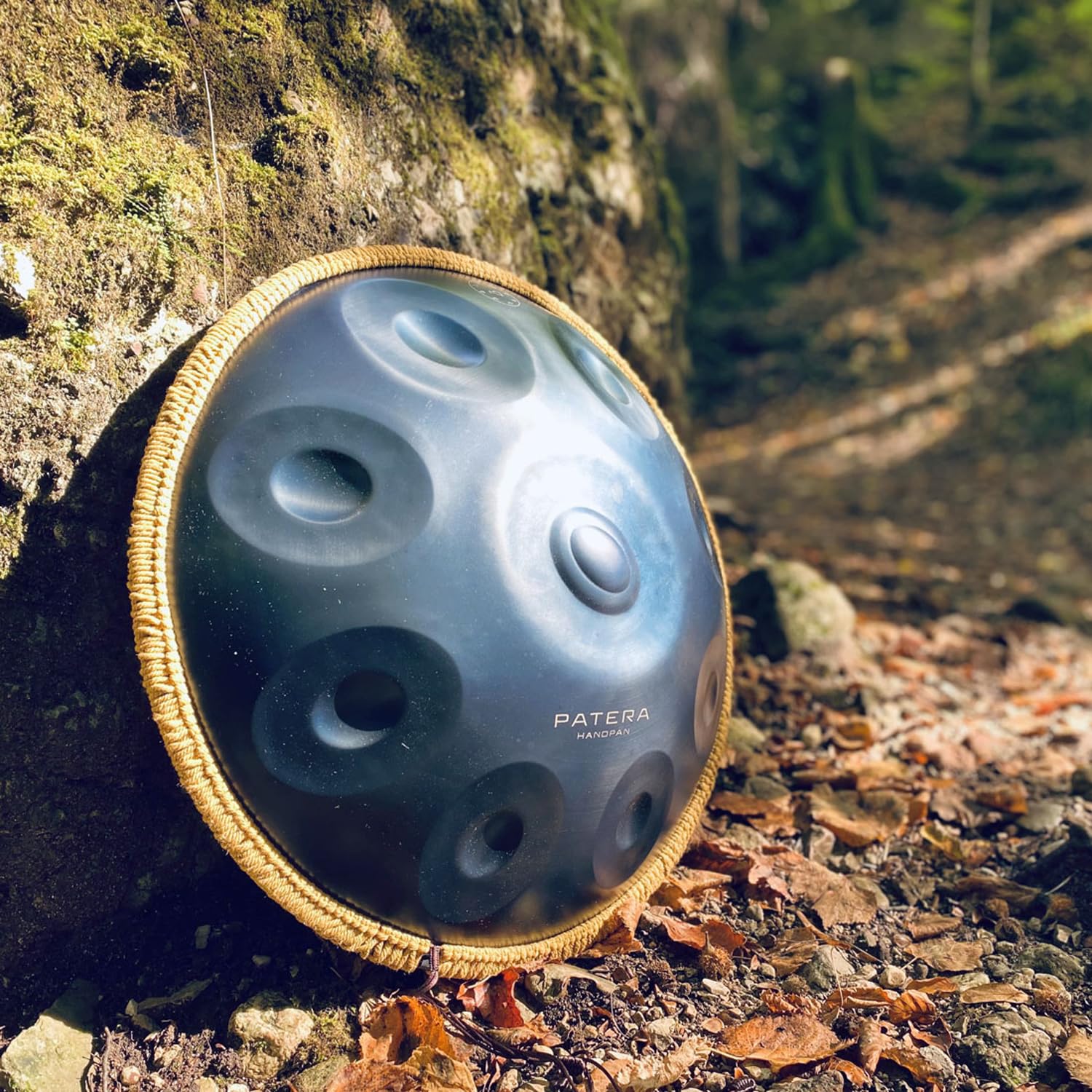 Patera HPDM-4 Handpan D-Amara con supporto per palmare