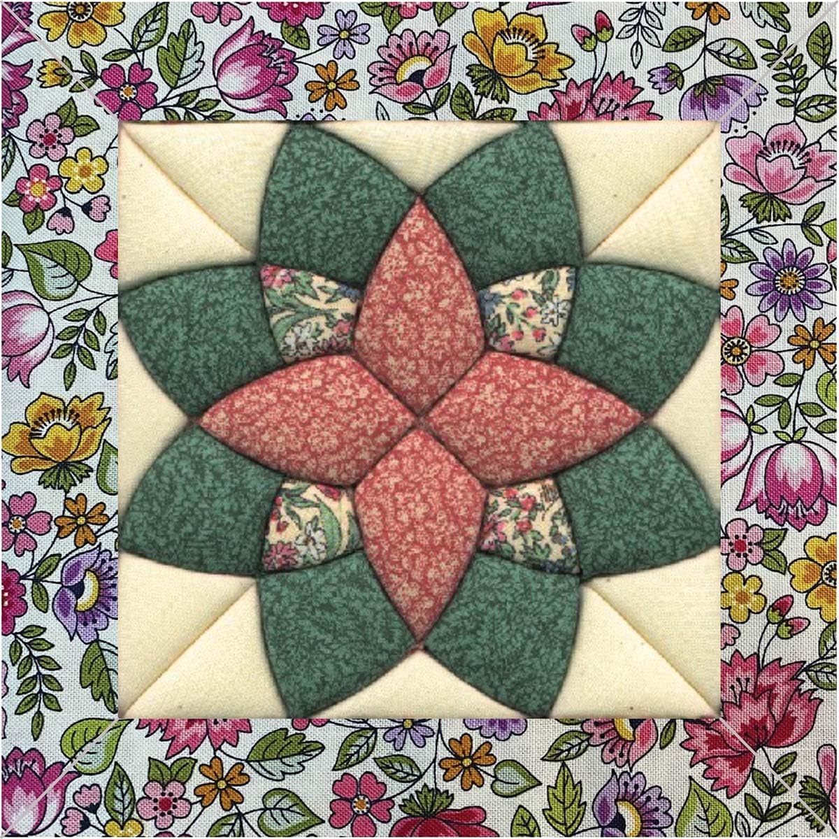 Quilt Magic Mini Blossom No-Sew Quilt Kit, By the yard