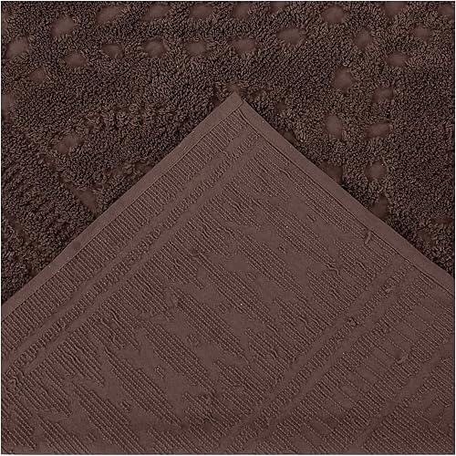 Miniatura 3 de Better Trends - Colección Rio, supersuave y ligera, con diseño floral, 100% algodón, con copetes, única y lujosa, se puede meter a lavadora y