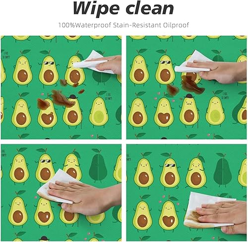 Vista 95 de Famame Beautiful Bloom - Mantel redondo ajustable con borde elástico, impermeable, con borde elástico, para interiores y exteriores, se adapta a