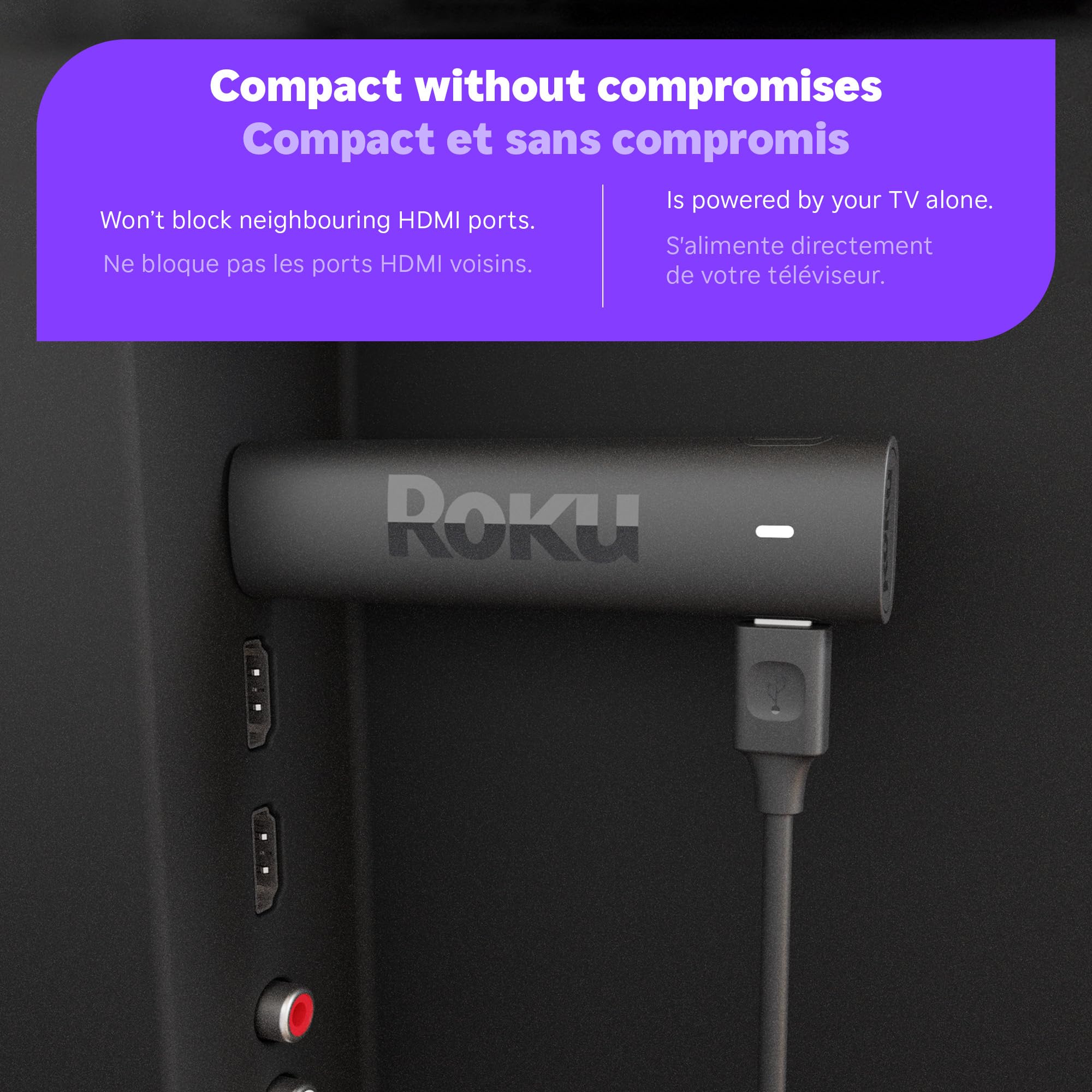 Roku Streaming Stick 4K 2022 (Official Manufacturer Product) | Streaming Device 4K/HDR/Dolby Vision with Voice Remote with TV Controls and Long-Range Wi-Fi