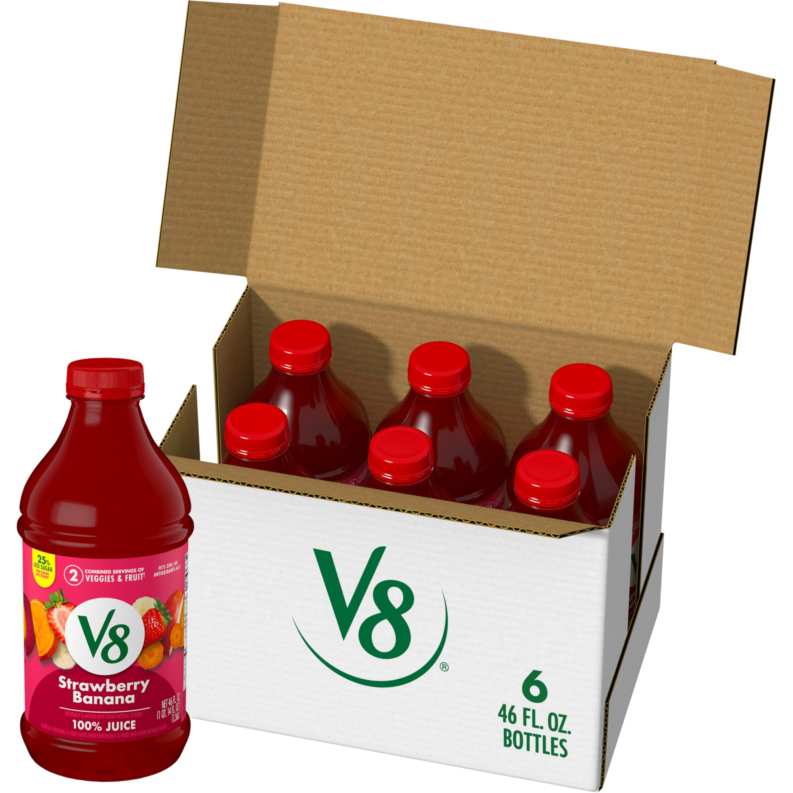 V8 Strawberry Banana 100% Fruit and Vegetable Juice