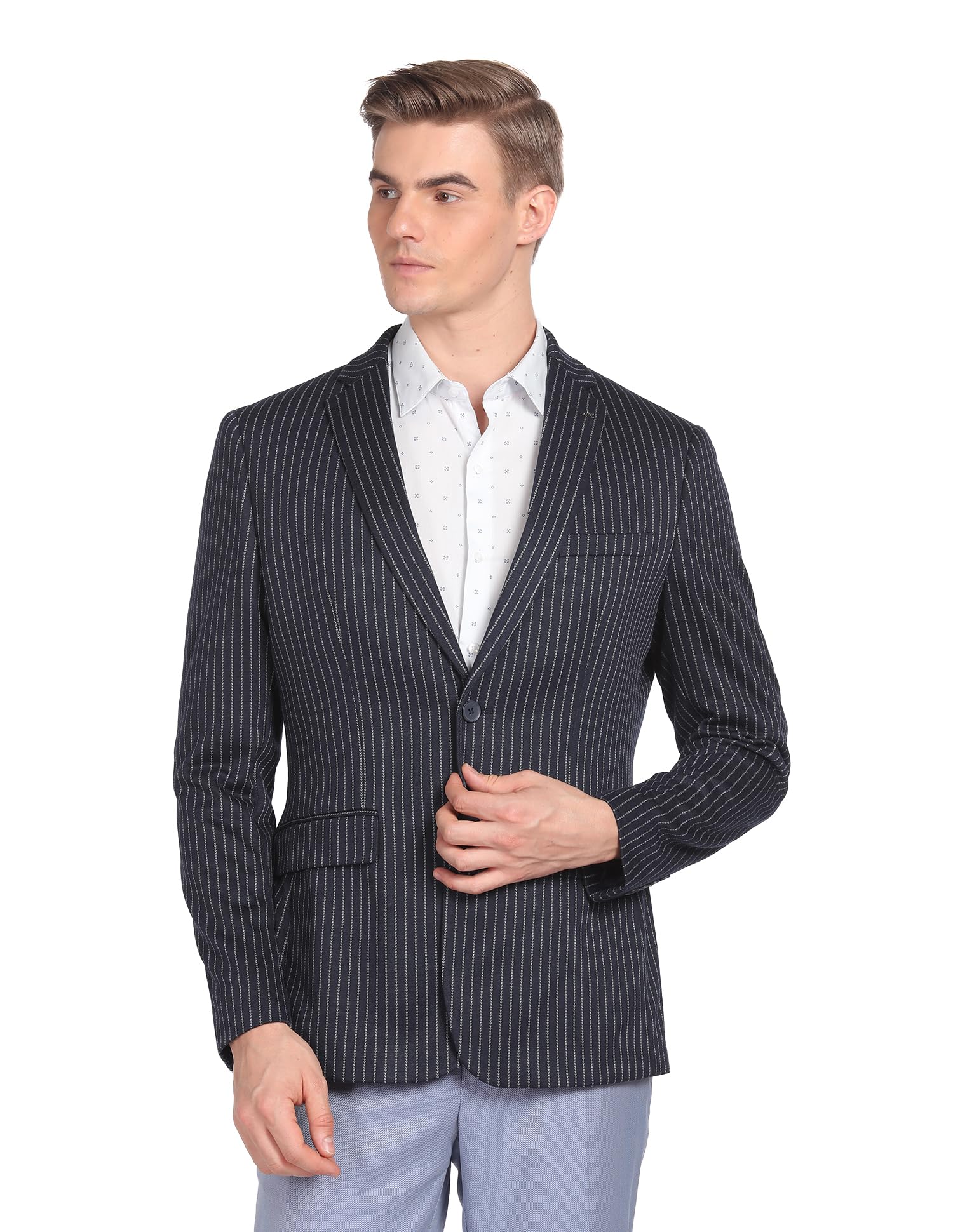 arrow Men's Single Breasted Slim Blazer-picture-28