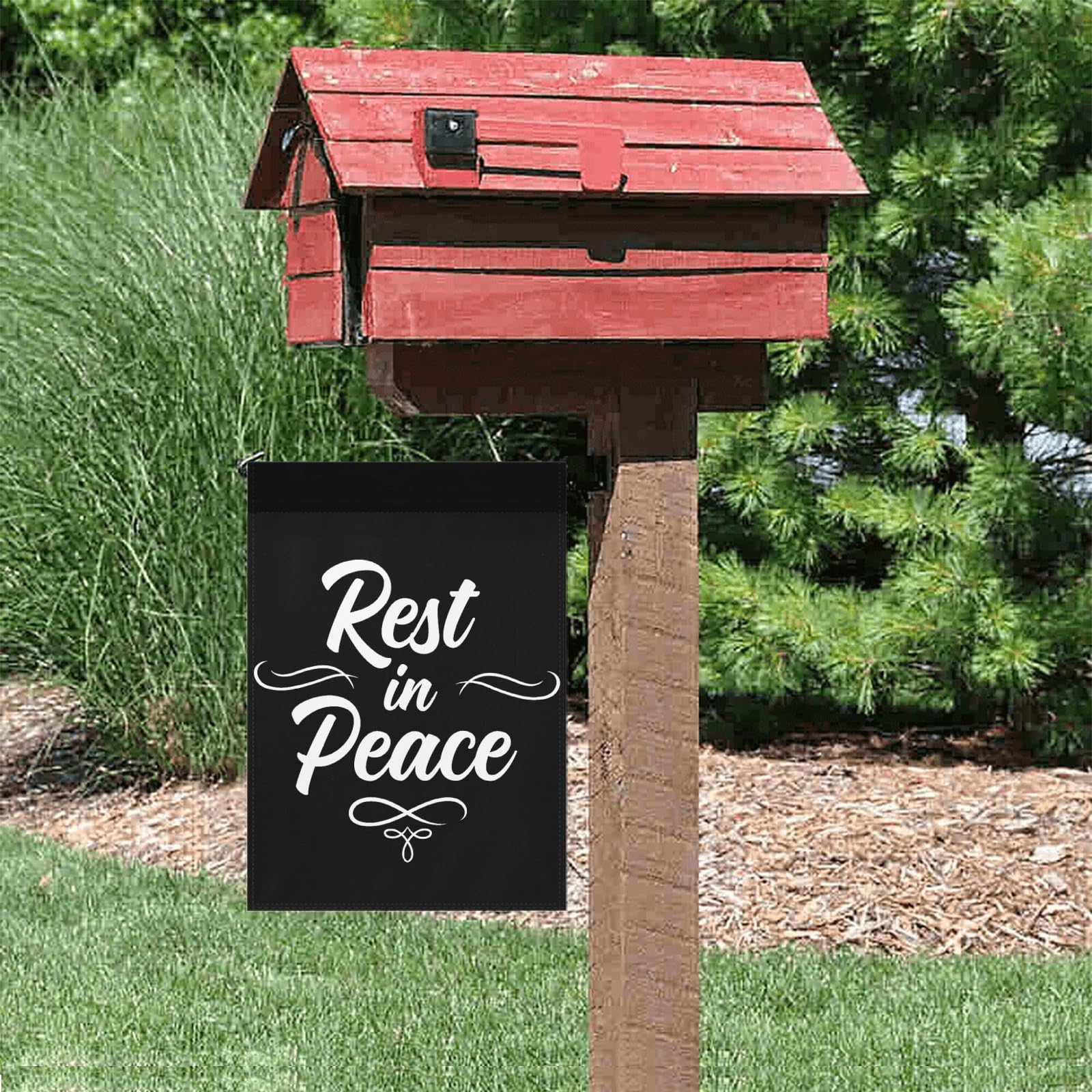 ガーデンオーナメント REST IN PEACE Amazon.com : Rest In