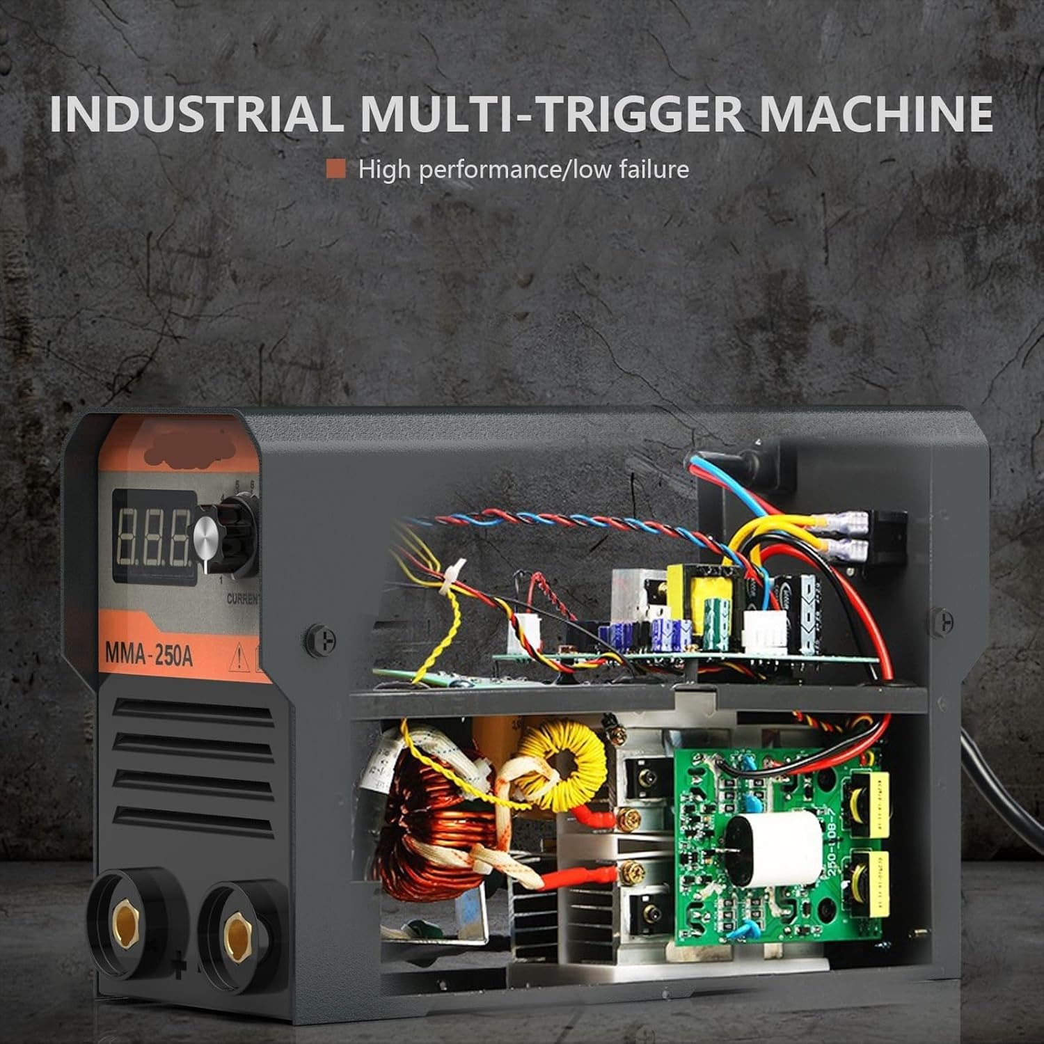 Portable Inverter Welder, Portable 220V Hand-held Mini Electric Welding Machine For Small Spot, MMA-250